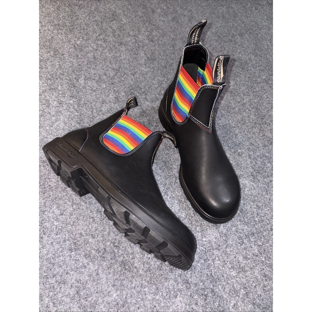 Blundstone 2105 Rainbow Chelsea Boots Leather UK 9 US Men's Size 10 New